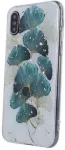 "Gold Glam Silicone Case Samsung Galaxy A34 5G" Leaves