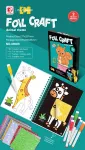 Creative Art Set Glue Sticker and Colouring Book 2in1 Edition Animals
