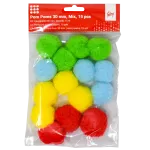 Karvapallid College 30mm 15tk assortii