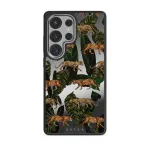Morning Commute - Designer Samsung Galaxy S25 Ultra Case, Elite Mirror Dark (Magnetic) / Silver