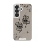 Gemini - Samsung Galaxy S25 Case, Elite Light (Magnetic) / Silver / Nude