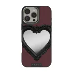 Temptation - iPhone 16 Pro Case, Elite Mirror Dark (MagSafe) / Silver
