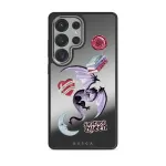 Plot Twister - Samsung Galaxy S25 Ultra Case, Elite Mirror Dark (Magnetic) / Silver