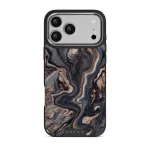 Enchanted Mirror - Marble iPhone 17 Pro Max Case, Elite Dark (MagSafe) / Silver