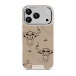 Taurus - iPhone 17 Pro Case, Elite Light (MagSafe) / Silver / Beige
