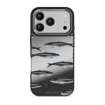 Del Mar - iPhone 17 Pro Case, Elite Mirror Dark (MagSafe) / Silver