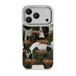 Morning Commute - Designer iPhone 17 Pro Case, Elite Mirror Light (MagSafe) / Silver
