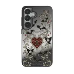 Warded - Samsung Galaxy S25 Plus Case, Elite Mirror Dark (Magnetic) / Silver