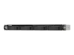 QNAP 4-bay ARM quad-core NAS 10GbE SFP+ and 2.5GbE connectivity | TS-432XEU-4G | Cortex-A57 | 16 GB | Black