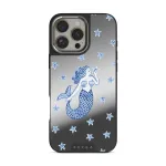 Salty Kiss - iPhone 16 Pro Case, Elite Mirror Dark (MagSafe) / Silver