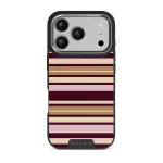 Berry Layers - iPhone 17 Pro Case, Elite Dark (MagSafe) / Silver