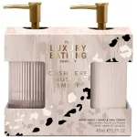 Grace Cole Cashmere Hand Care Gift Duo (ka&scaron;miir, muskus ja ambra) &ndash; k&auml;tehoolduse kinkekomplekt (2 tk)