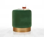 Pouf Hanah Home Memfis, tumeroheline, 45 x 40