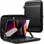 &bdquo;Spigen Rugged Armor Pouch Pro&ldquo; kott, 16 tolli, must