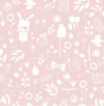 Little Dutch Fleece Wallpaper &acute;Adventure Pink&acute;