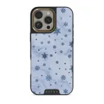 Ice Queen - Snowflakes iPhone 16 Pro Max Case, Elite Dark (MagSafe) / Gold