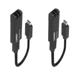 LINDY 100 m kiudoptiline USB 3.2 Type-C pikenduskaabel