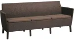 Salemo 3 Seater Sofa Brown