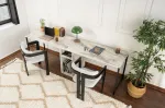 &Otilde;pilaud, Hanah Home, Freesia Marmor Must, 240 x 74 x 60