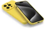 "Softy Case iPhone 15 Pro" Yellow