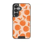 Peach Fuzz - Samsung Galaxy S25 Case, Elite Dark (Magnetic) / Silver