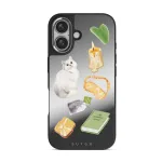 Soft Era - iPhone 16 Case, Elite Mirror Dark (MagSafe) / Silver
