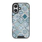 Tropical Oasis - Ornament iPhone 17 Case, Elite Dark (MagSafe) / Silver