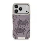 Cancer - iPhone 17 Pro Case, Elite Light (MagSafe) / Silver / Purple