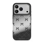 Coquette - iPhone 17 Pro Case, Elite Mirror Dark (MagSafe) / Silver