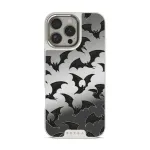Midnight Visitor - iPhone 16 Pro Max Case, Elite Mirror Light (MagSafe) / Silver