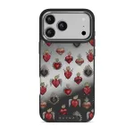 Sworn Hearts - iPhone 17 Pro Max Case, Elite Mirror Dark (MagSafe) / Silver