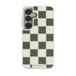 Retro Grid - Samsung Galaxy S25 Plus Case, Elite Light (Magnetic) / Gold