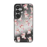 Maneki Neko - Samsung Galaxy S25 Plus Case, Elite Mirror Dark (Magnetic) / Gunmetal