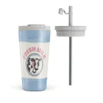 Milkshake - Travel Mug, 500 ml / Flap & Straw Set