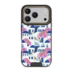 Santorini - iPhone 17 Pro Case, Elite Dark (MagSafe) / Gold