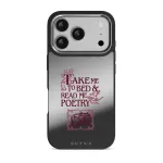 Read Me - iPhone 17 Pro Case, Elite Mirror Dark (MagSafe) / Silver