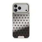 Red Velvet - iPhone 17 Pro Max Case, Elite Mirror Light (MagSafe) / Silver
