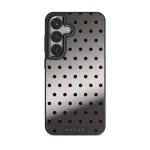 Red Velvet - Samsung Galaxy S25 Case, Elite Mirror Dark (Magnetic) / Gunmetal