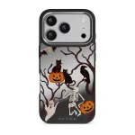 Trick or Treat - iPhone 17 Pro Case, Elite Mirror Dark (MagSafe) / Silver