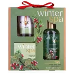 Accentra Winter Spa Set & Candlestick &ndash; kinkekomplekt k&uuml;&uuml;nlajalaga