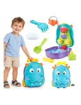 WOOPIE Hippo Sand and Water Set 2 in 1 Case Water Table