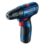 BOSCH akutoitel t&ouml;&ouml;tav puur- ja viimistlusmasin 12 V, 30/14 Nm, 2x2,0 Ah LI-ION, kohver GSR 120-LI