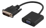 Full HD 1080P DVI-D VGA adapter / videokaabel konverter 25pin