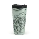 Virgo - Travel Mug, 500 ml / Flap / Turquoise