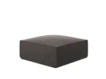 Velvet Pouf, "Siena", 1 Seat, 93x93x40 Made in Europe