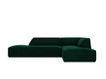 Velvet Modular Right Corner Sofa, "Siena", 4 Seats, 273x180x69 Made in Europe