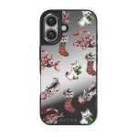Merry Kitty - iPhone 16 Case, Elite Mirror Dark (MagSafe) / Gunmetal