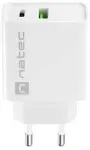 Ribera 20 W USB-A + USB-C, valge