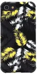"Leaves Silicone Case Galaxy A72 / A72 5G" Black - Yellow