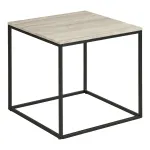 Abilaud Vita, 45 x 45 x 45 cm, travertiini imitatsioon / must